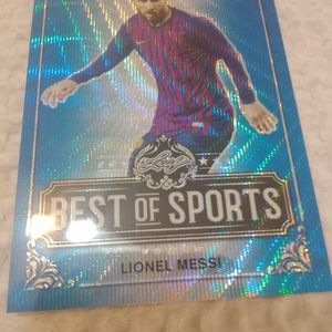 Lionel Messi Leaf Purple Refractor #'d !!!